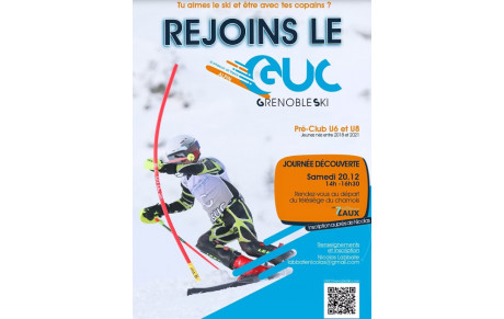 &quot;Rejoins le GUC Grenoble Ski ALPIN !&quot;